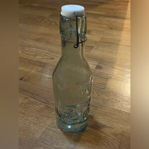 Vintage Absolutely Pure Milk Bottle The Milk Protector With Wire Cap MILK BOTTLE